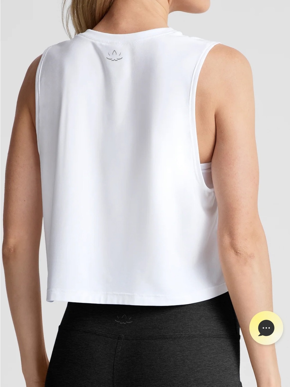 beyond yoga Featherweight Minimal Cropped Tank S . NEW UNWWOR !